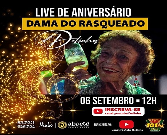 Delinha comemora seus 84 anos com live para os fãs